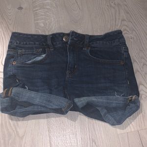 american eagle jean shorts